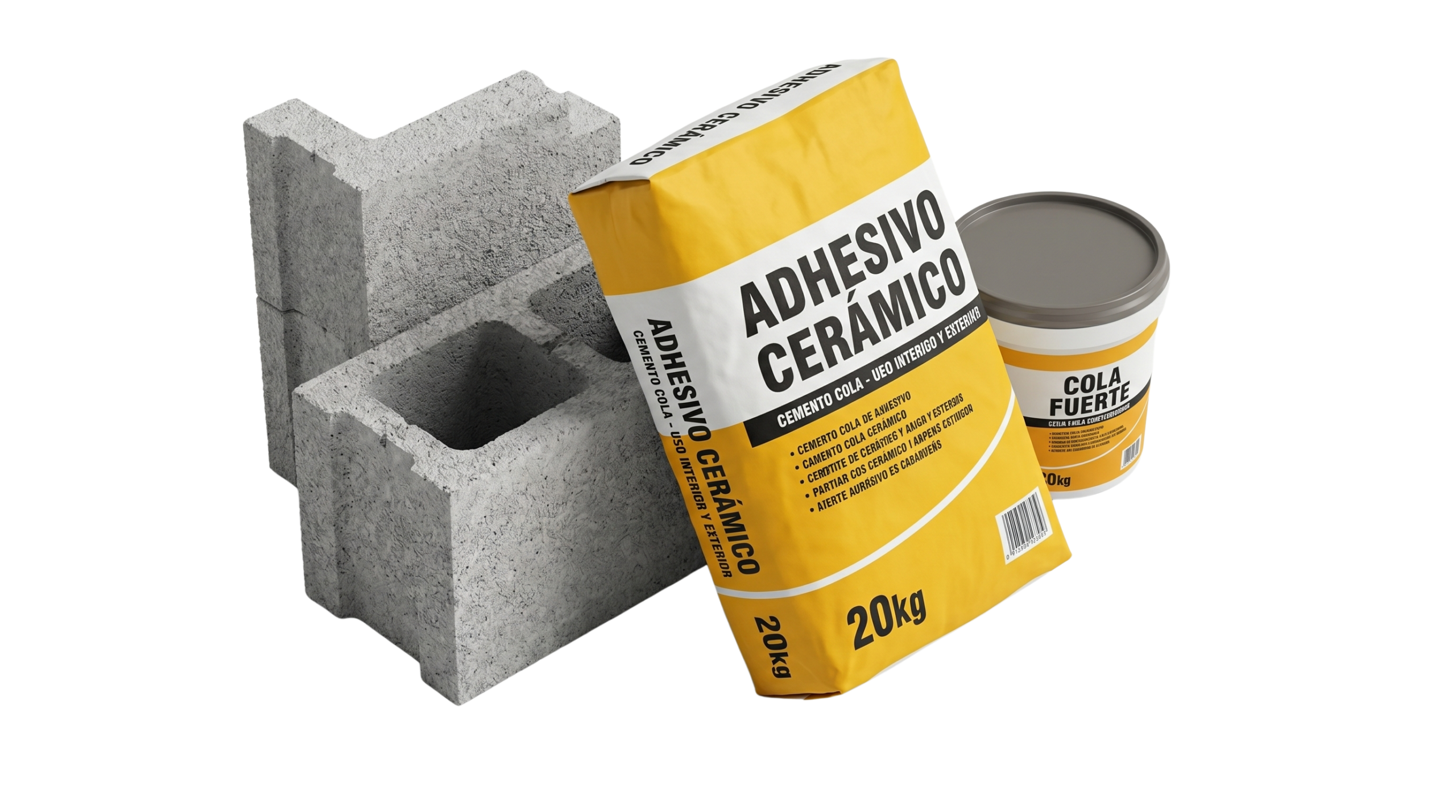Cementos cola y adhesivos cerámicos