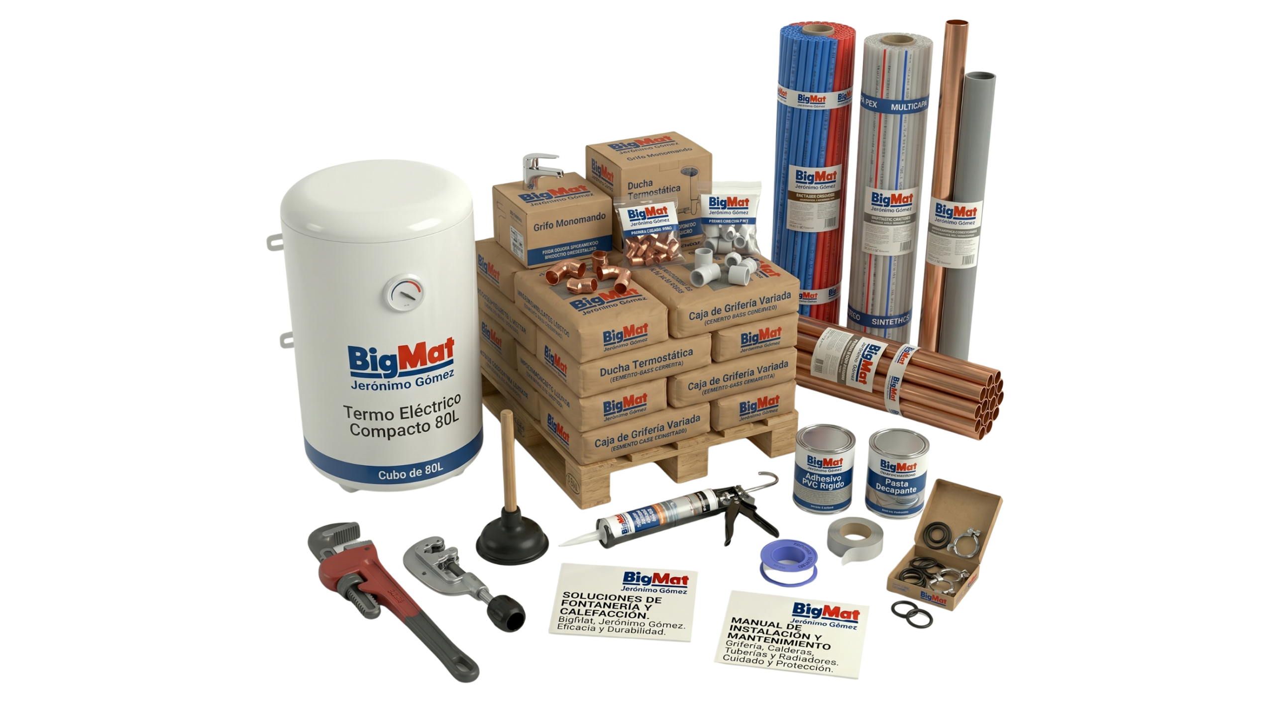 Fontanería - accesorios de PVC y PB